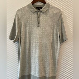 Express men’s knit collared top